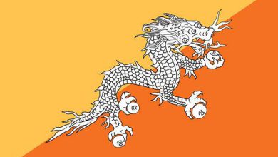 6 پادشاهیی کوچک در جهان - تصویر پرچم بوتان