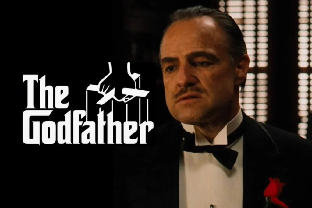 مارلون براندو با گریم دونت کارلئونه در فیلم The Godfather